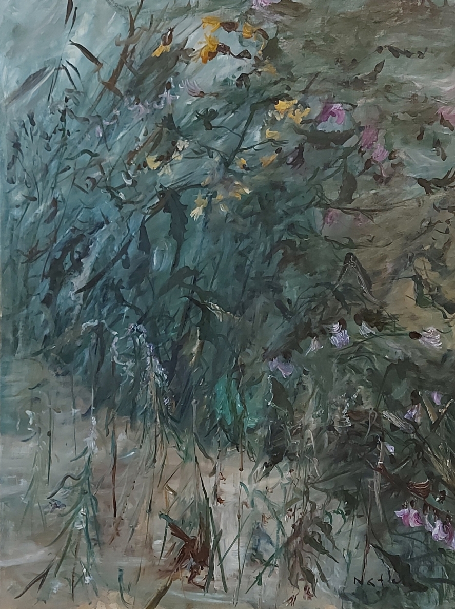 Pievų gėlės, 2010, drobė, aliejus,  80x60 cm 