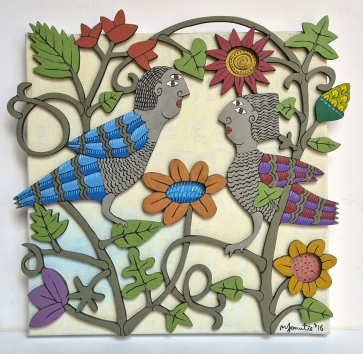 Pora, 2016, drobė, akrilas, mdf., 32x33 cm, 1/1