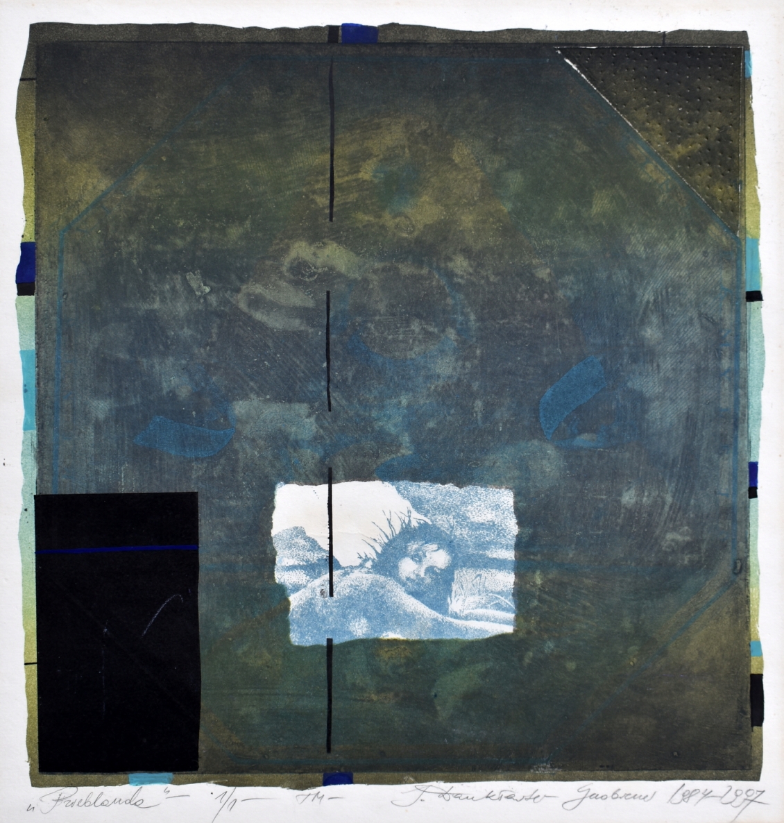 Prieblanda, 1987-1997, monotipija, 35x34 cm, 1/1