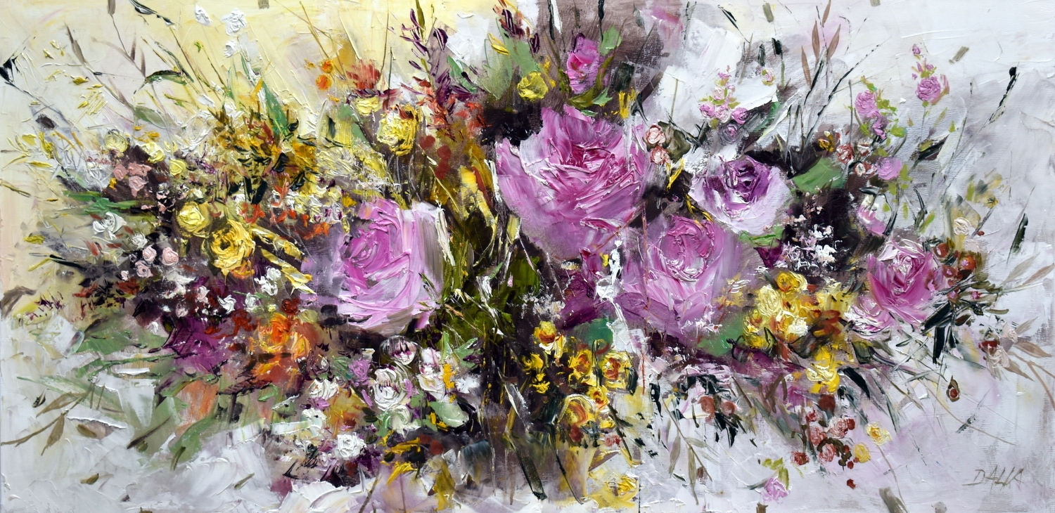 Provanso nuotaikos, 2021, drobė, aliejus, 50x100cm