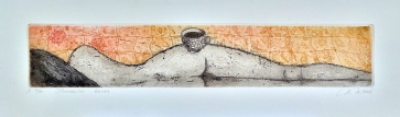 Cup of Coffee, 2006, etching, 6x32 cm, II 29/30