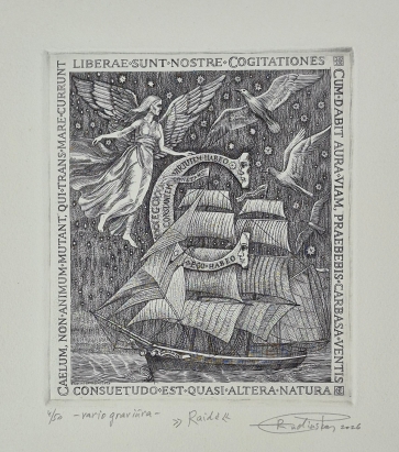 Letter C, 2026, copper engraving, 15x13 cm, 4/50