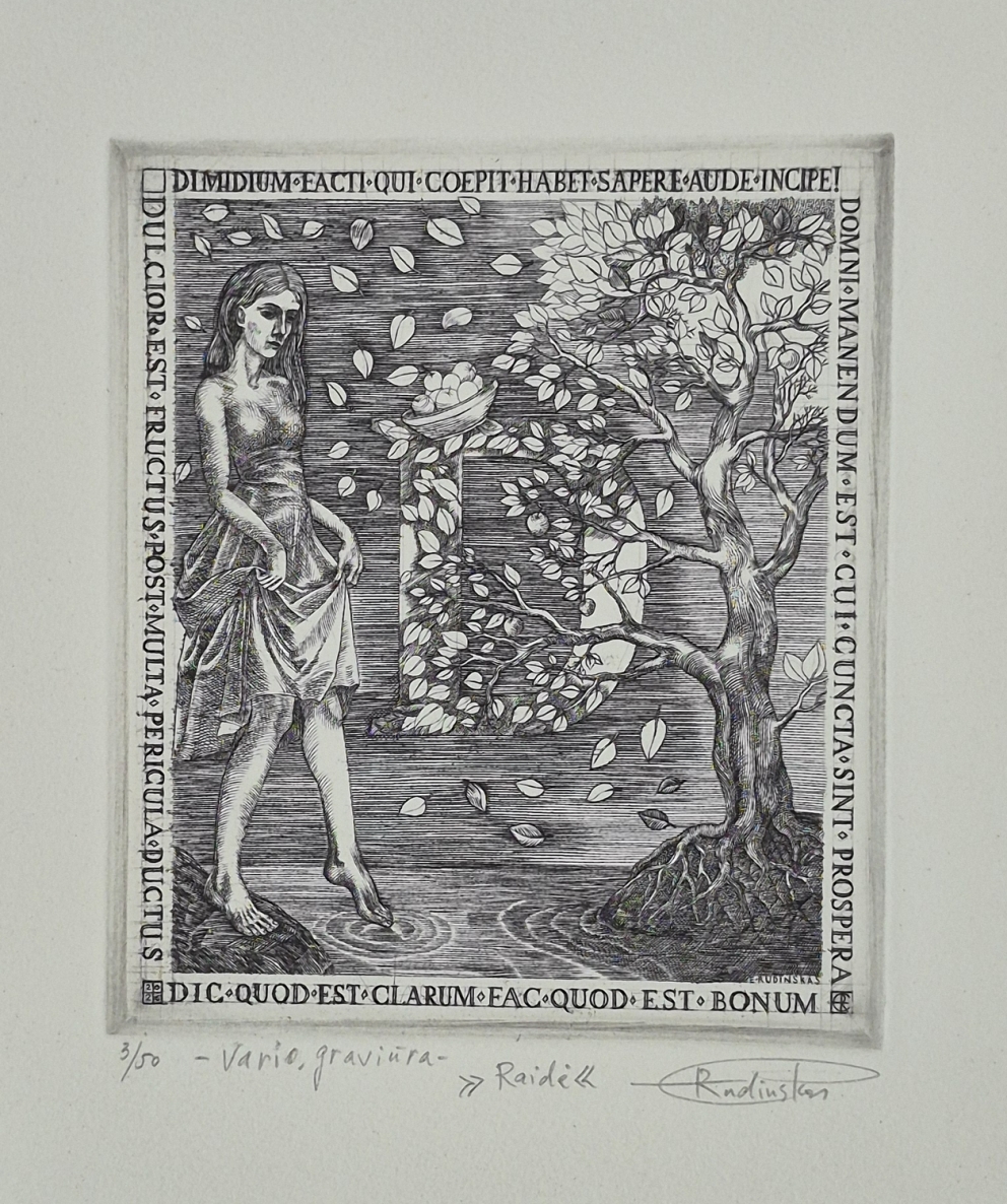 Letter D, 2026, copper engraving, 15x13 cm, 3/50