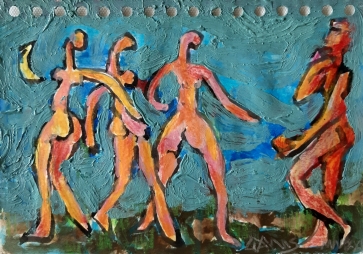 Pario pasirinkimas, 2021, popierius, mišri technika, 14,7x21 cm