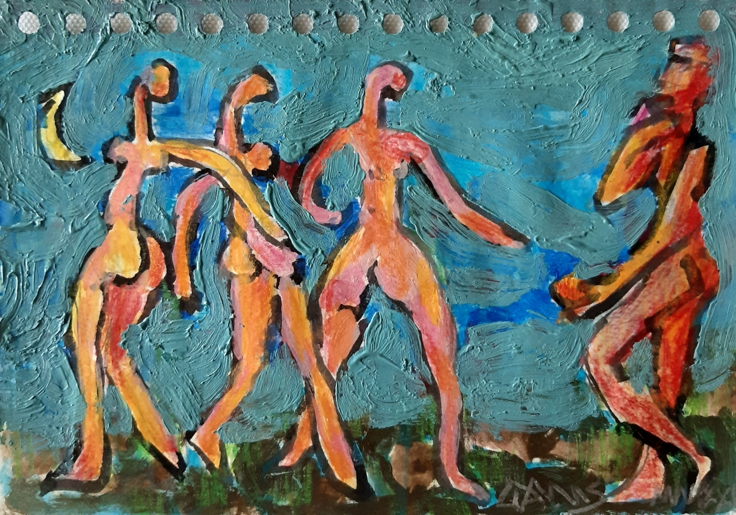 Selection of Paris, 2021, paper, mixed media, 14.7x21 cm
