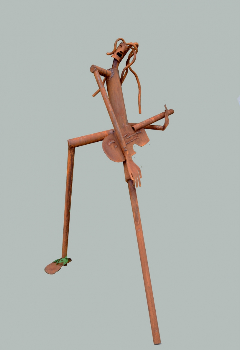Rocker, 2017, oxidized metal, h180cm, 1/1