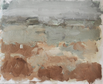 Autumn in the Dunes I, 2018, canvas, oil, 26x32 cm