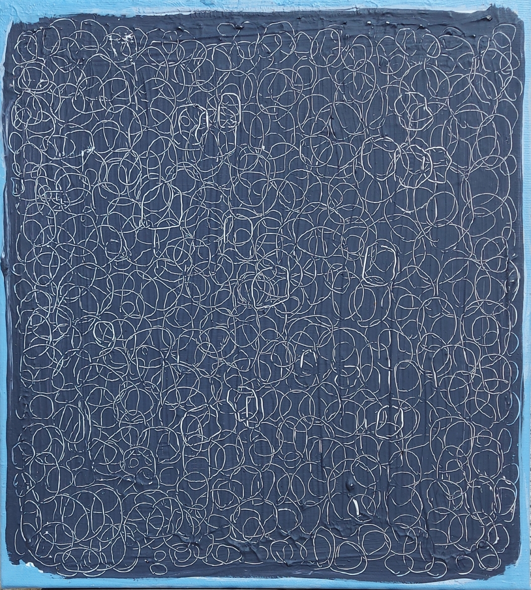 Morning Pebbles, 2022, oil on canvas, 33x30 cm