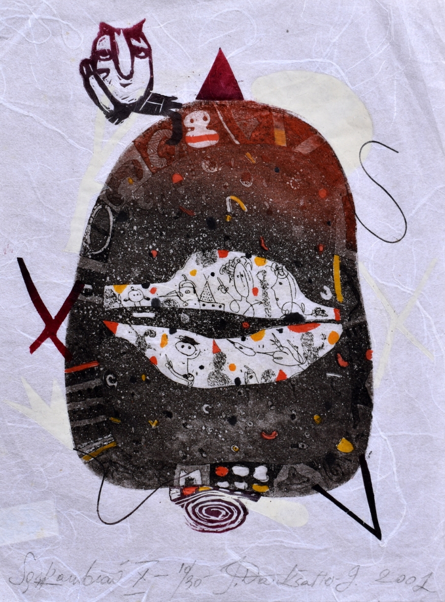 Sąskambiai X, 2007, ofortas, akvatinta, 20x15 cm, 10/30