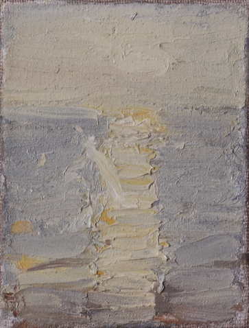 Sunset, 2016, canvas, oil, 24x18 cm