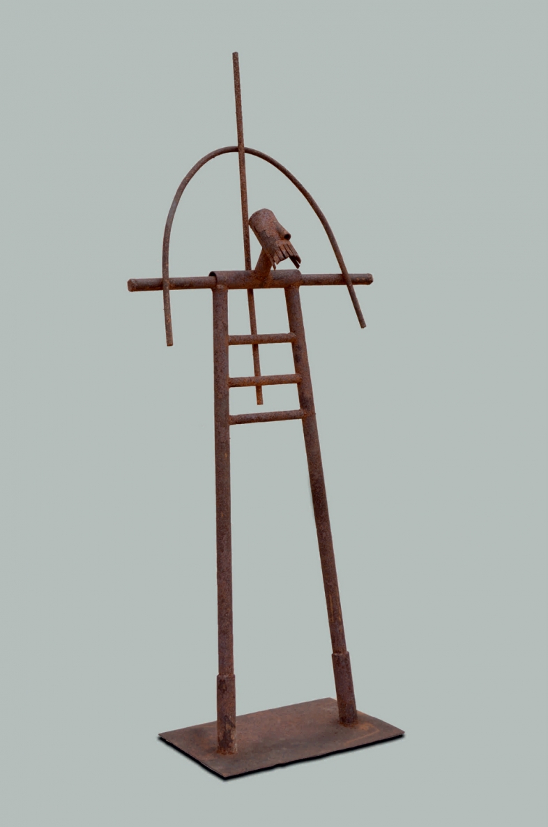 Sagittarius, 2017, oxidized metal, h157 cm, 1/1