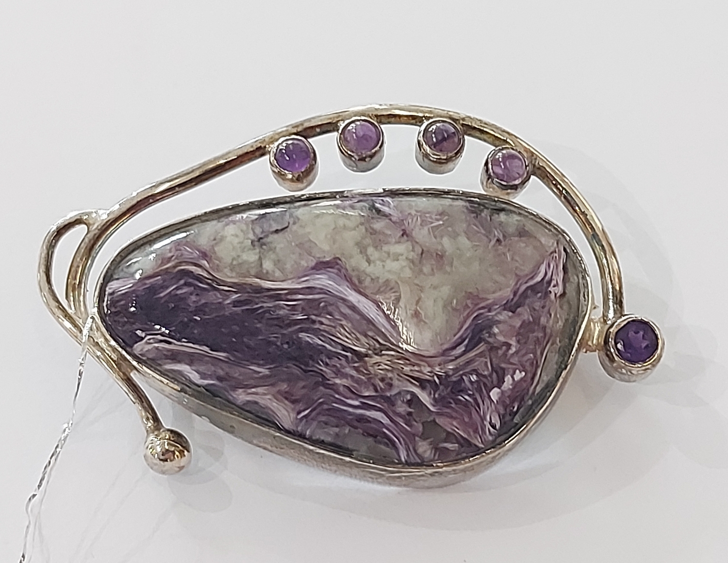 Segė, Ag 925, 20,34 g, čaroitas 