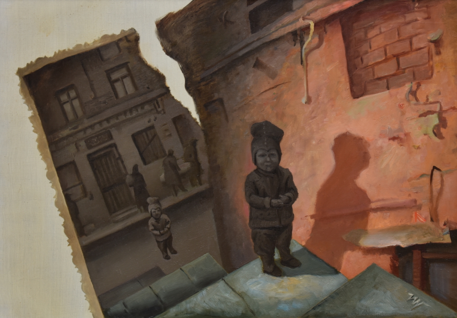 Sena nuotrauka, 2002, drobė, aliejus, 116x81 cm 