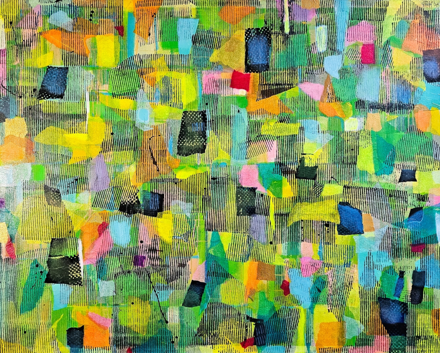 Seven Gates of Jerusalem, 2024, canvas, author's technique, 130x158 cm