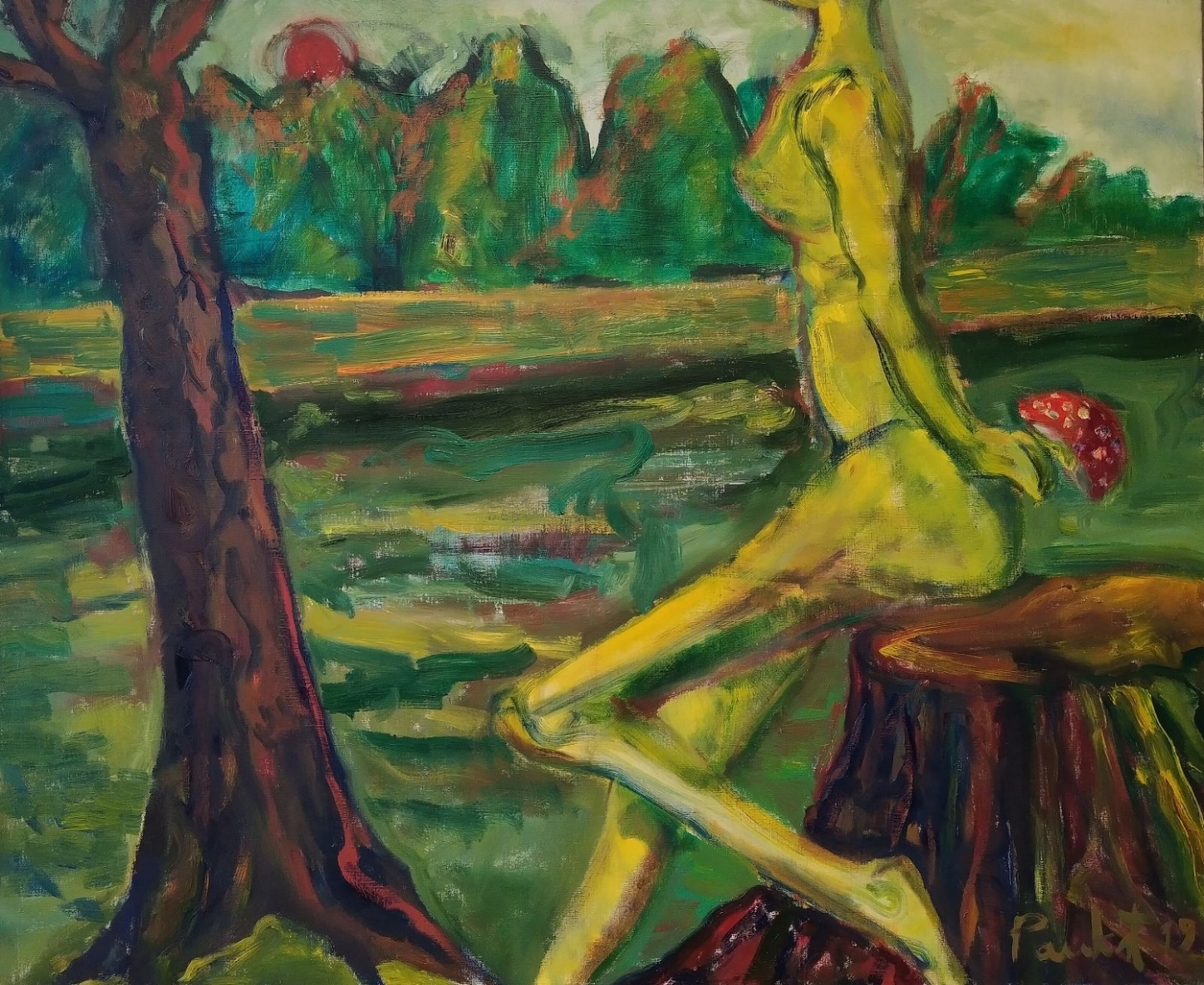 Warm Autumn, 2019, canvas, oil, 90x110 cm 