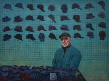 Skulptorius Vytautas Umbrasas. Metamorfozės. 2019, drobė, aliejus, 90x120 cm