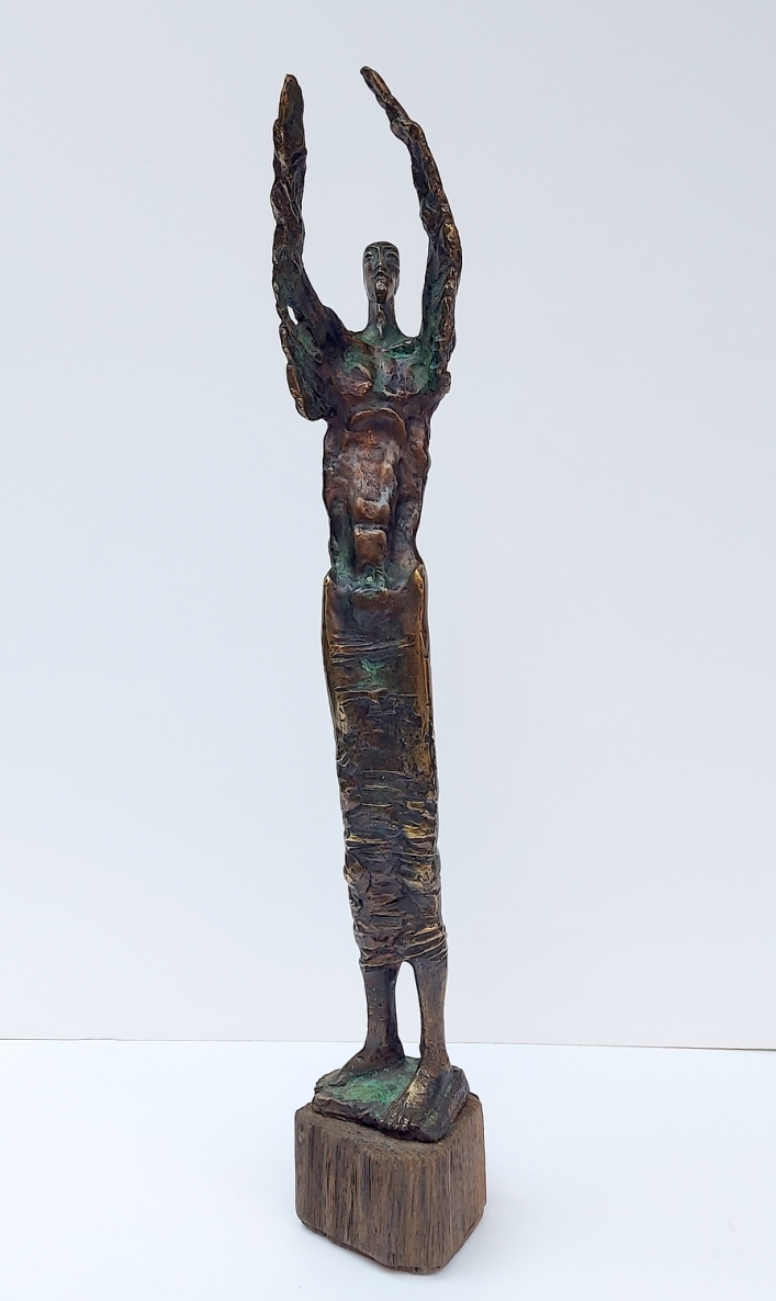 Glorification, 2005, bronze, h 49x12x8 cm, 1/3