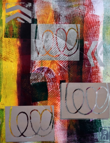 Smaragdinės naktys 3, 2023, lino raižinys, 64x48 cm, 1/1