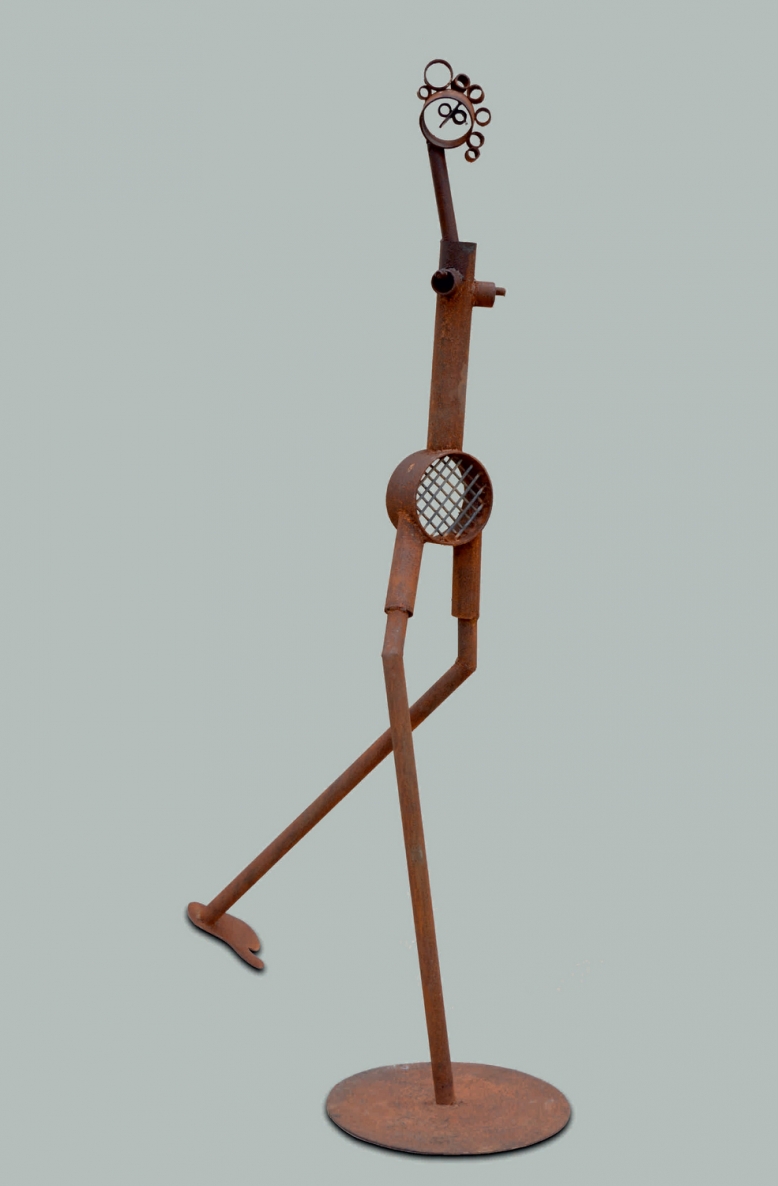 Dancer, 2017, oxidized metal, h175 cm, 1/1