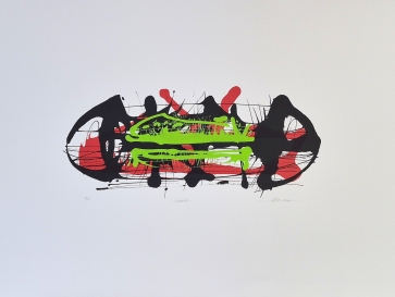 Spin, 2010, silkscreen, 21x48 cm, 8/23
