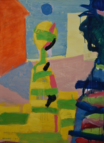 Susitikimas, 2020, drobė, aliejus, 110x80 cm