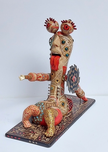 Sveiki atvykę, 2024, mišri technika, h 43x47x20 cm, 1/1