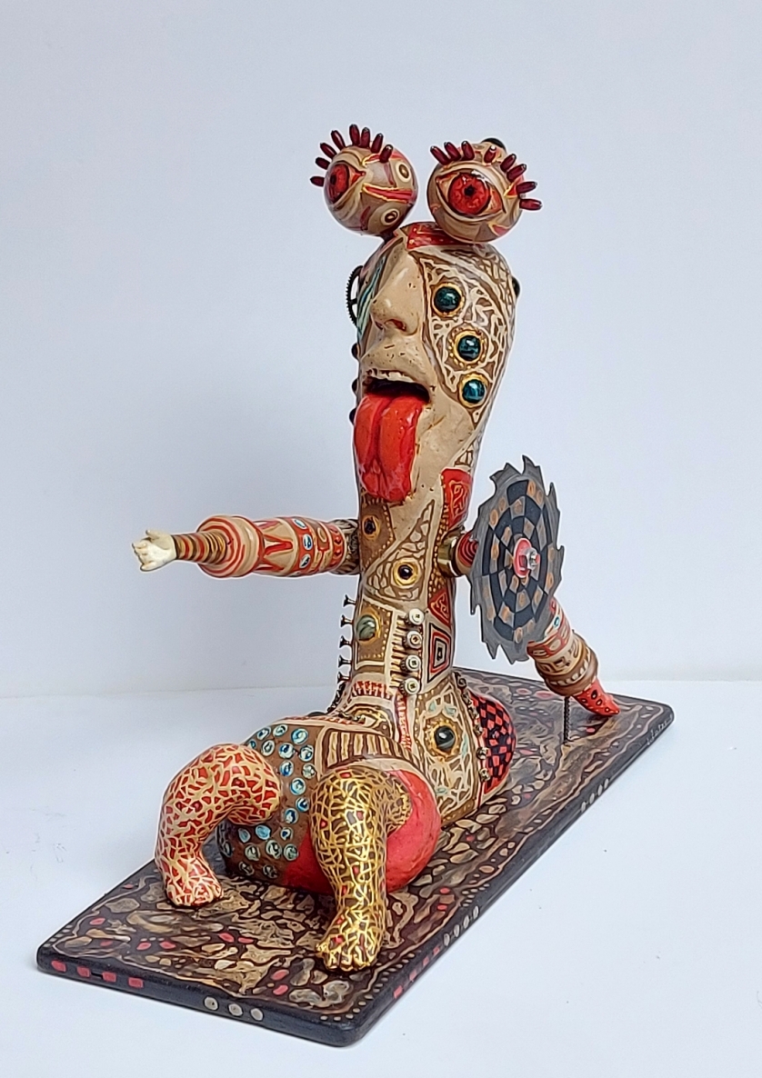 Sveiki atvykę, 2024, mišri technika, h 43x47x20 cm, 1/1