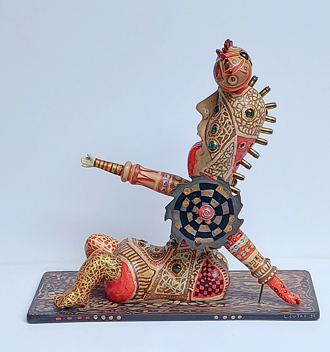 Sveiki atvykę, 2024, mišri technika, h 43x47x20 cm, 1/1