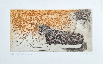 Tenderness, 2004, etching, 9x18 cm, 30/30