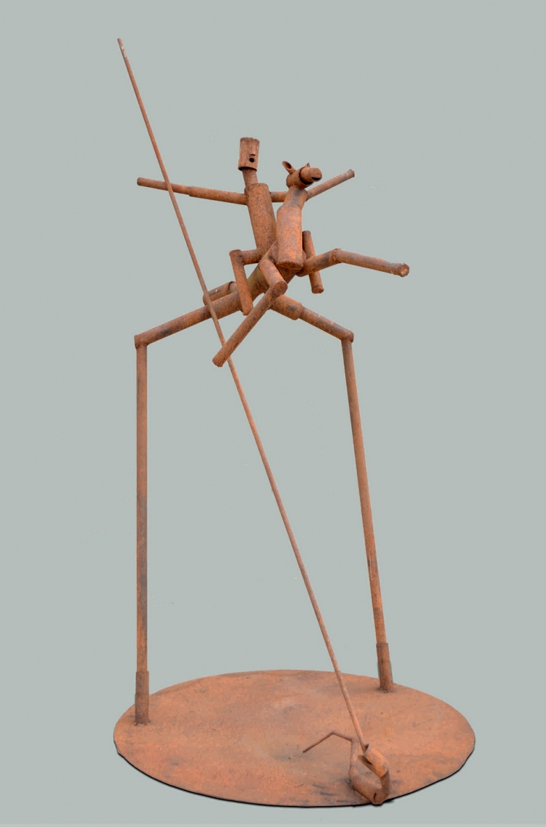 St. George, 2016, oxidized metal, h 202cm, 1/1