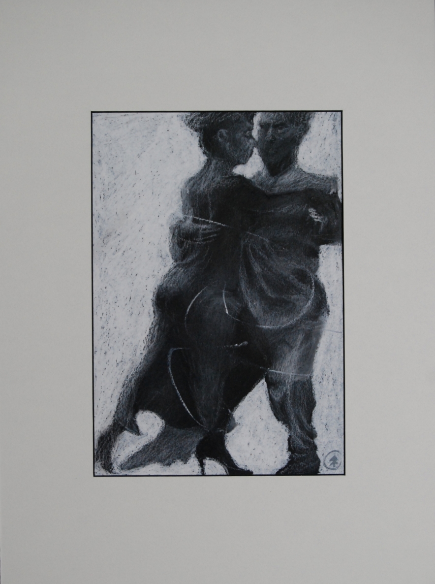 Tango, 2020, pop., pastelė,  24x17cm