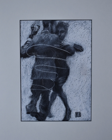 Tango, 2020, popierius, pastelė, 24x16 cm