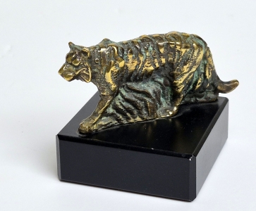 Tiger, 2022, bronze, 5 x 6 x 5.5 cm, 1/2