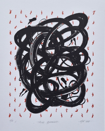Real Life, 2018, screenprint, 36x28 cm, 19/28