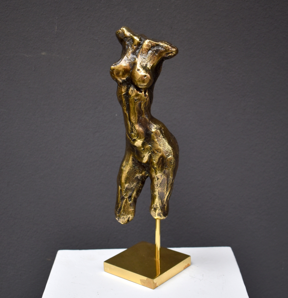 Torso, bronze, h 28,5 cm