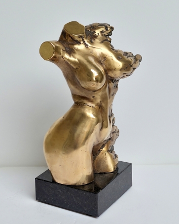 Torso in the Wind, 2026, bronze, granite, h 27.5x16x11 m, 1/1