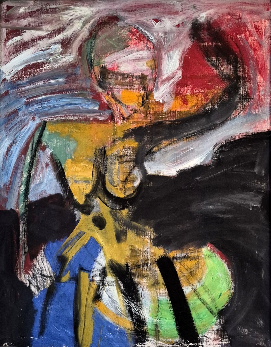 Triumfas, 1989, drobė,aliejus, 100x81 cm 