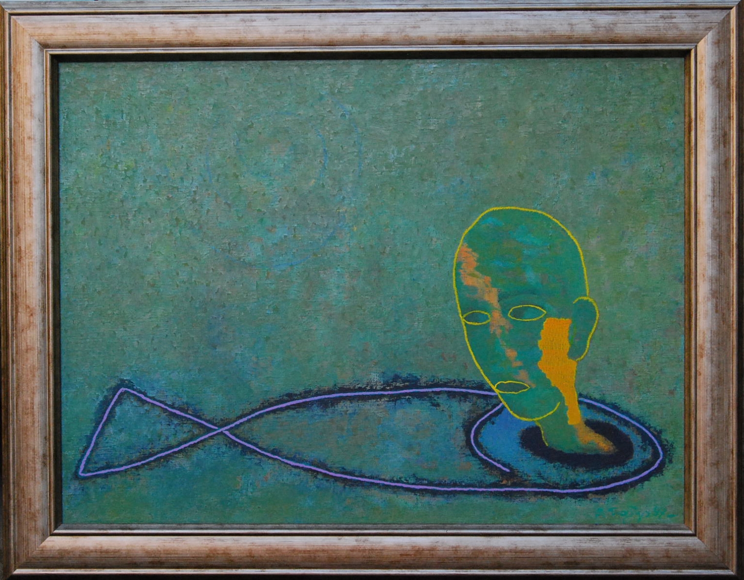 Tyla, 1997, drobė, aliejus, 60x80 cm