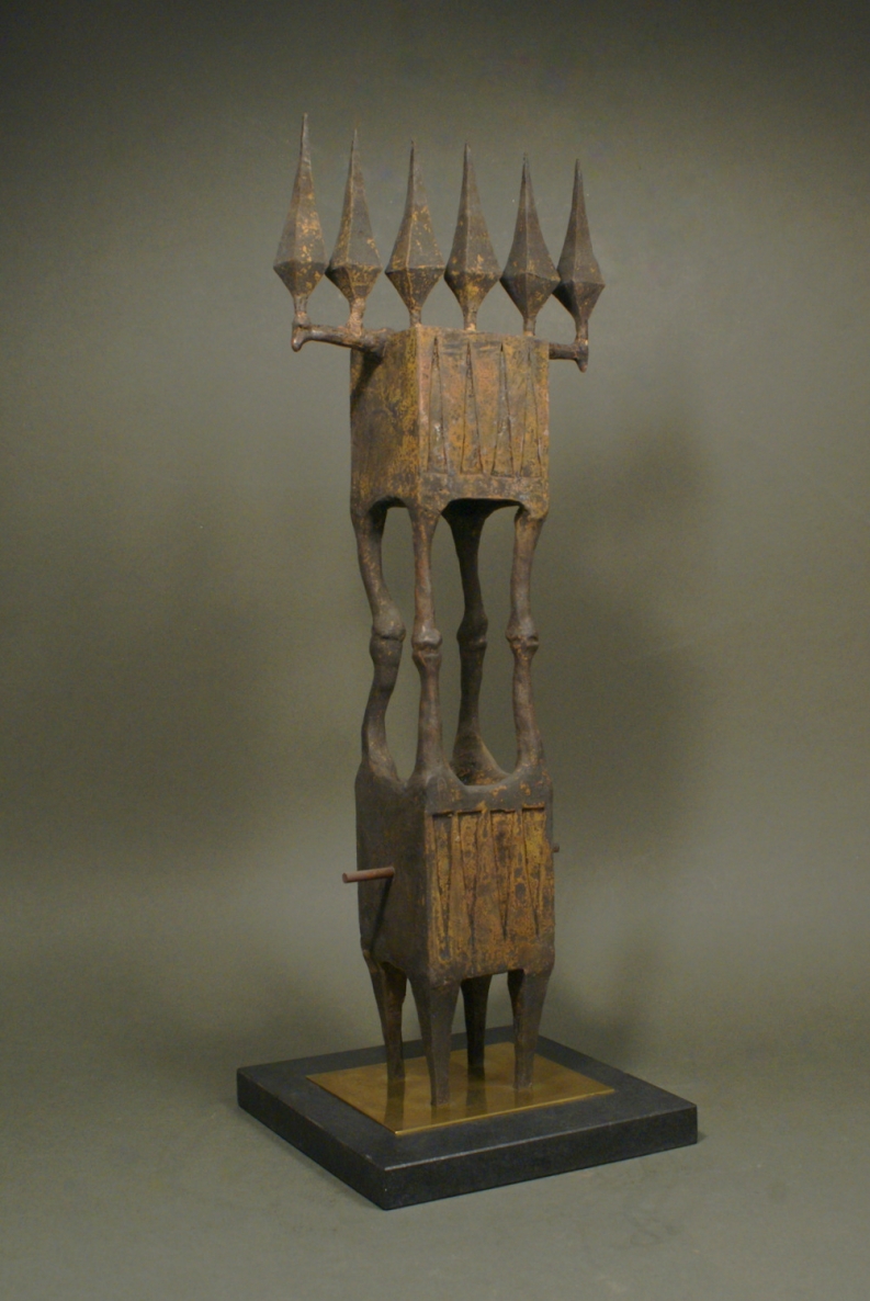 Ugnis, 2017, bronza, granitas, h 41 cm, 1/1