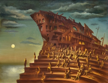 Uostas, 2016, drobė, aliejus, 89x116 cm