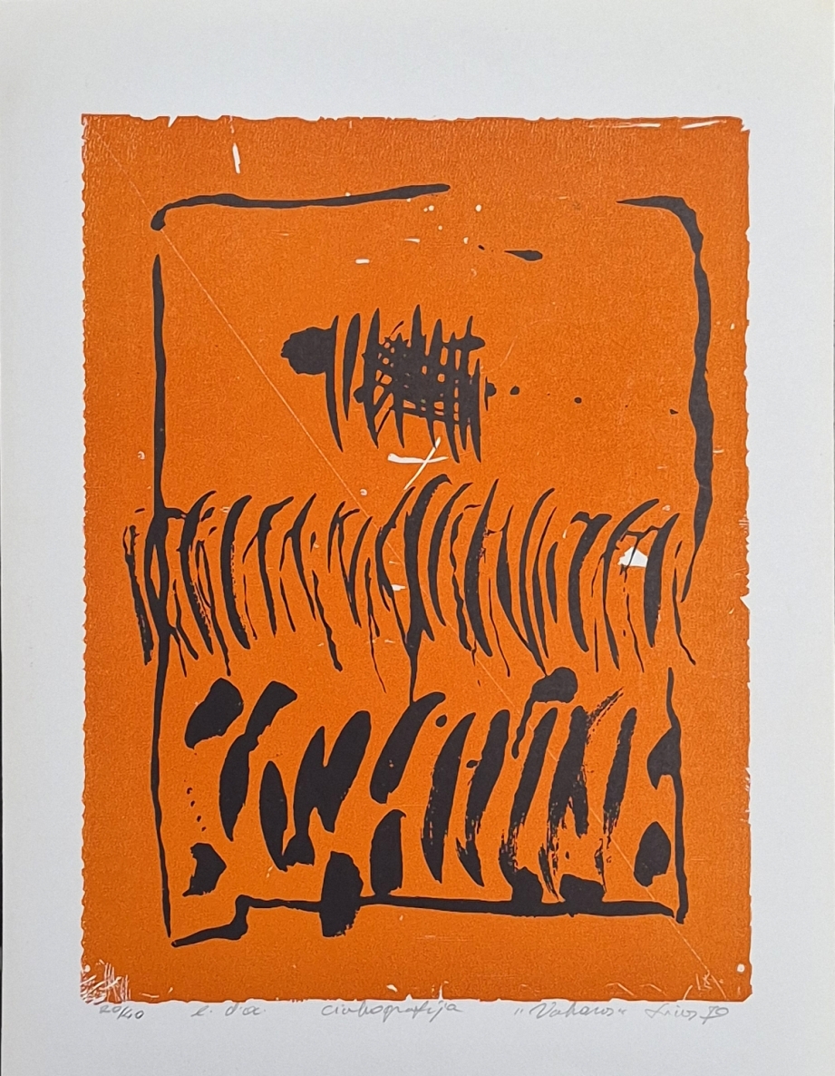 Evening, 1979, e.d.a., zincography, 33x24.5 cm, 20/40