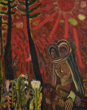 Evening, 1997-99, oil on canvas, 100x80 cm