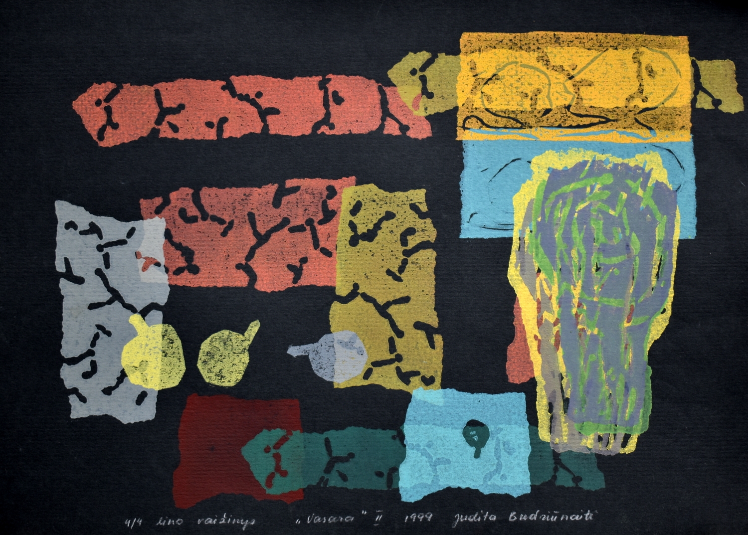 Vasara II, 2017, lino raižinys, 75x54 cm, 4/4