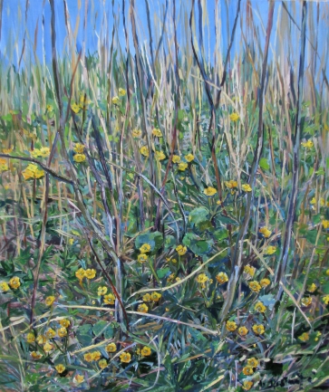 Vėdrynai, 2020, drobė, aliejus, 120x100cm