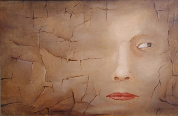 Veidas, 2009, drobė, aliejus, 40x60 cm