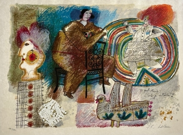 Kokio pasaulio link aš vedu, XXa., popierius, litografija,  57 x77 cm,  144/150