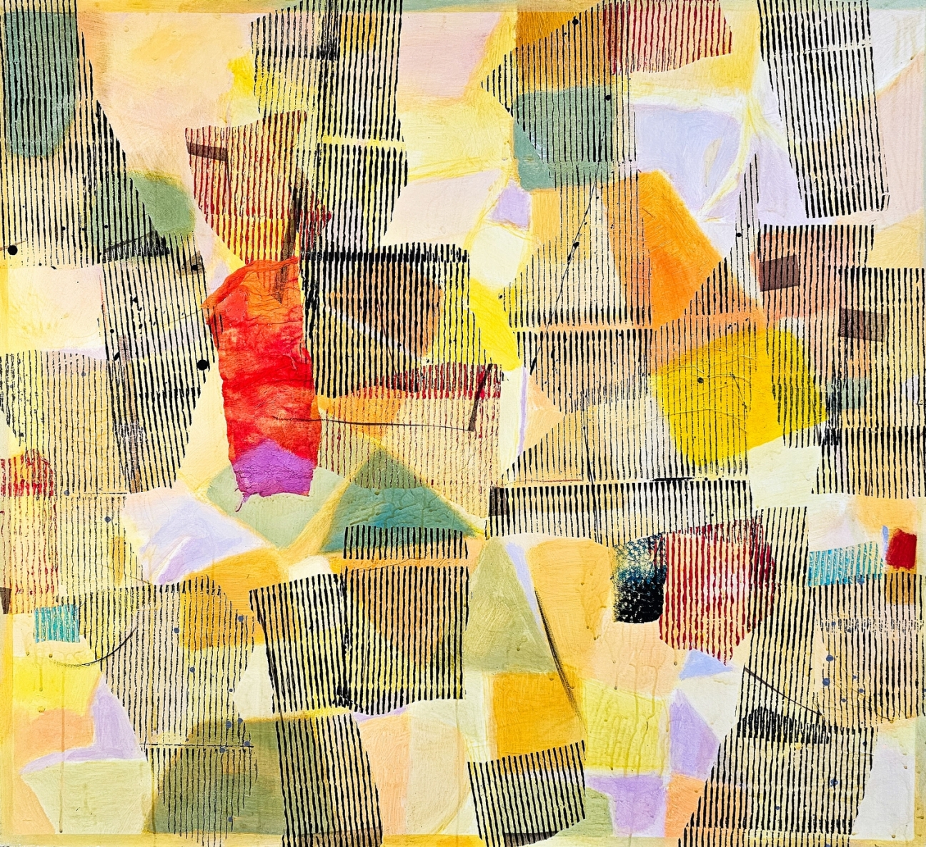 Noon Sonata, 2021, canvas, author's technique, 100x110 cm