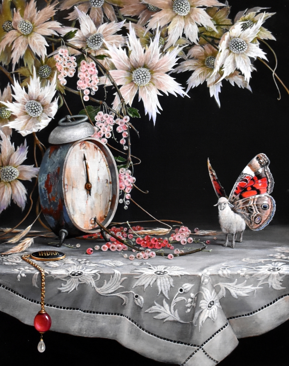 Midnight, 2025, canvas, acrylic, 50 x40 cm