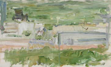 Vilniaus Naujamiestis nuo Tauro kalno, 2021, drobė, aliejus, 30x50cmm