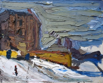 Vilnius, 1998, drobė, aliejus, 61x75 cm, rėmas 69,5x89,5 cm